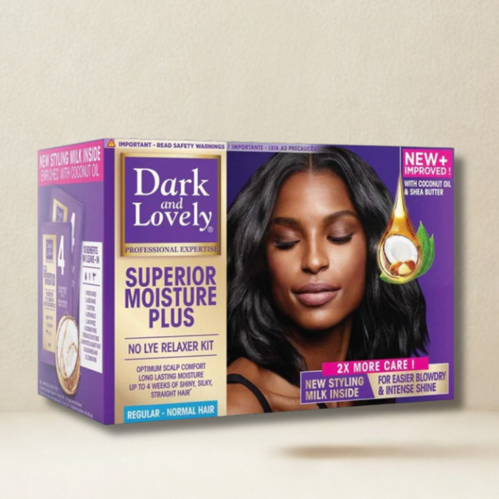 Dark & Lovely Superior Moisture Plus Relaxer Kit - Regular