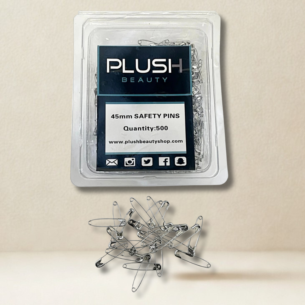 Plush Beauty 45mm Safety Pins
