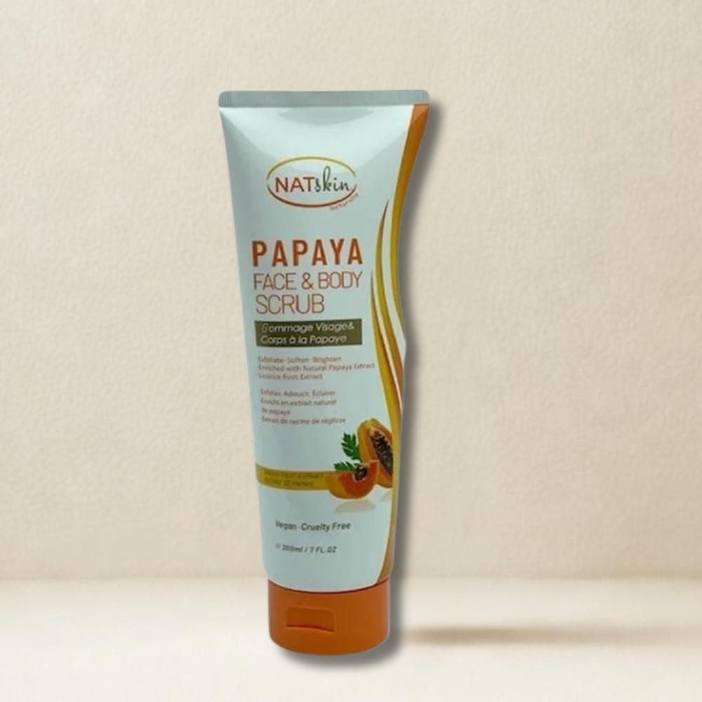 Nat Skin Papaya Face & Body Scrub – 200ml