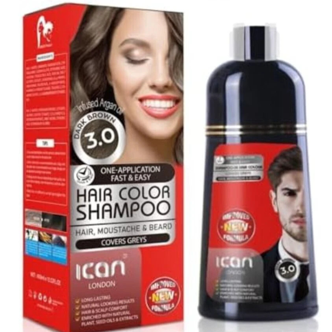 Icon London dark brown Hair Colour Shampoo