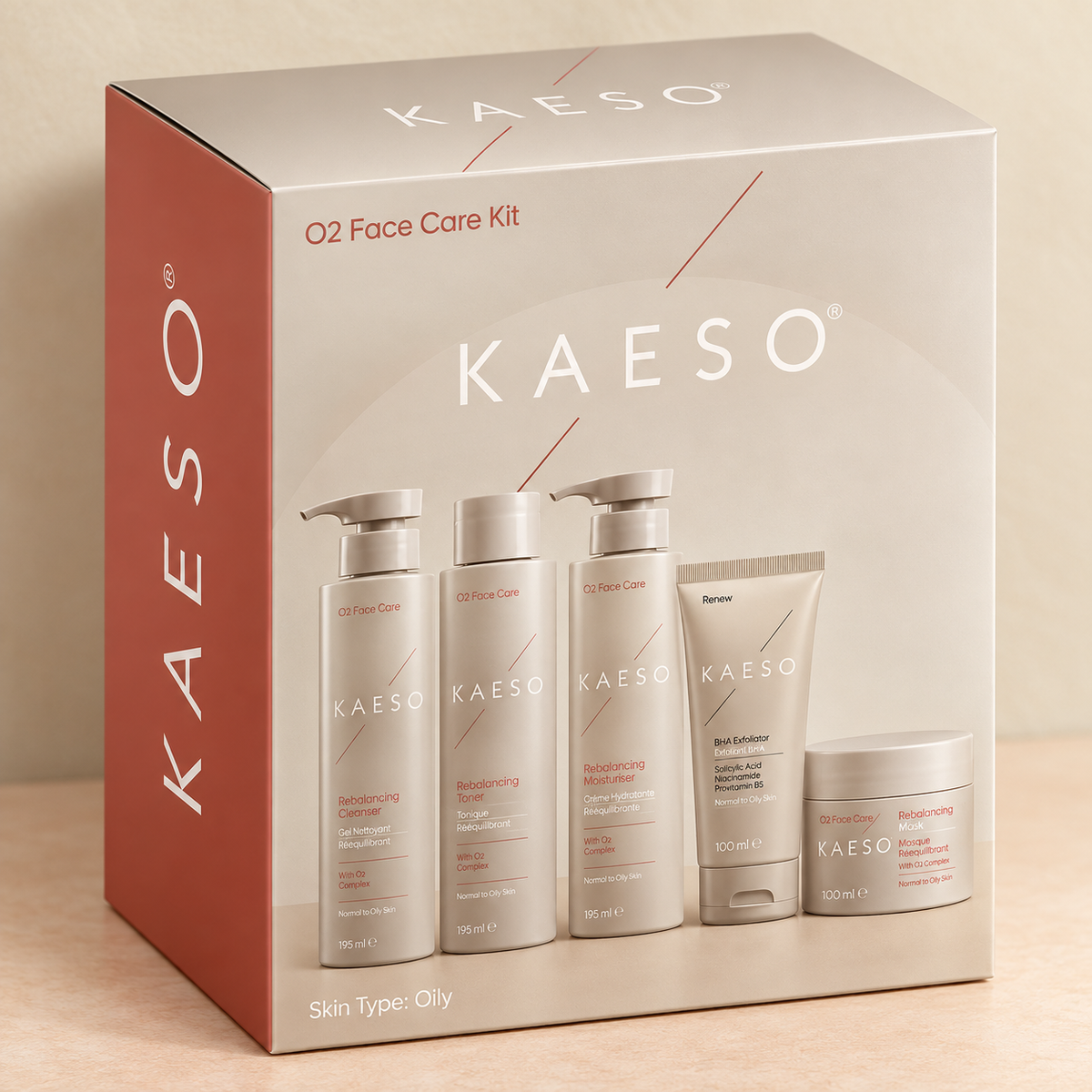 Kaeso O2 Rebalancing Facial Kit