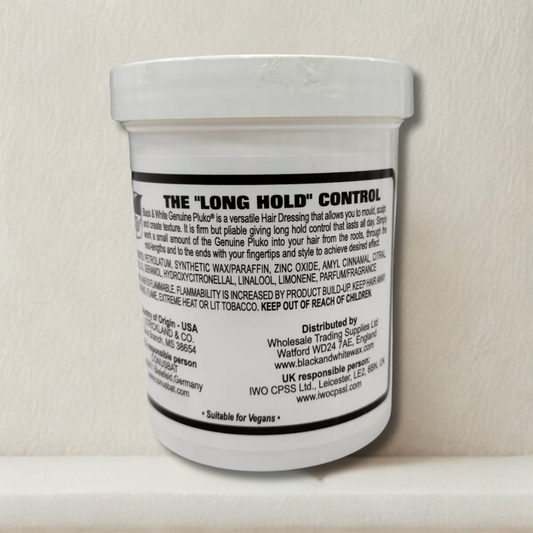 Black and White Pluko Hair Dressing Pomade - 200ml