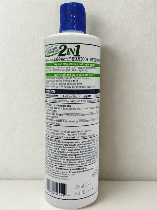 Mane 'n Tail Daily Control 2-in-1 Anti-Dandruff Shampoo Plus Conditioner 355ml