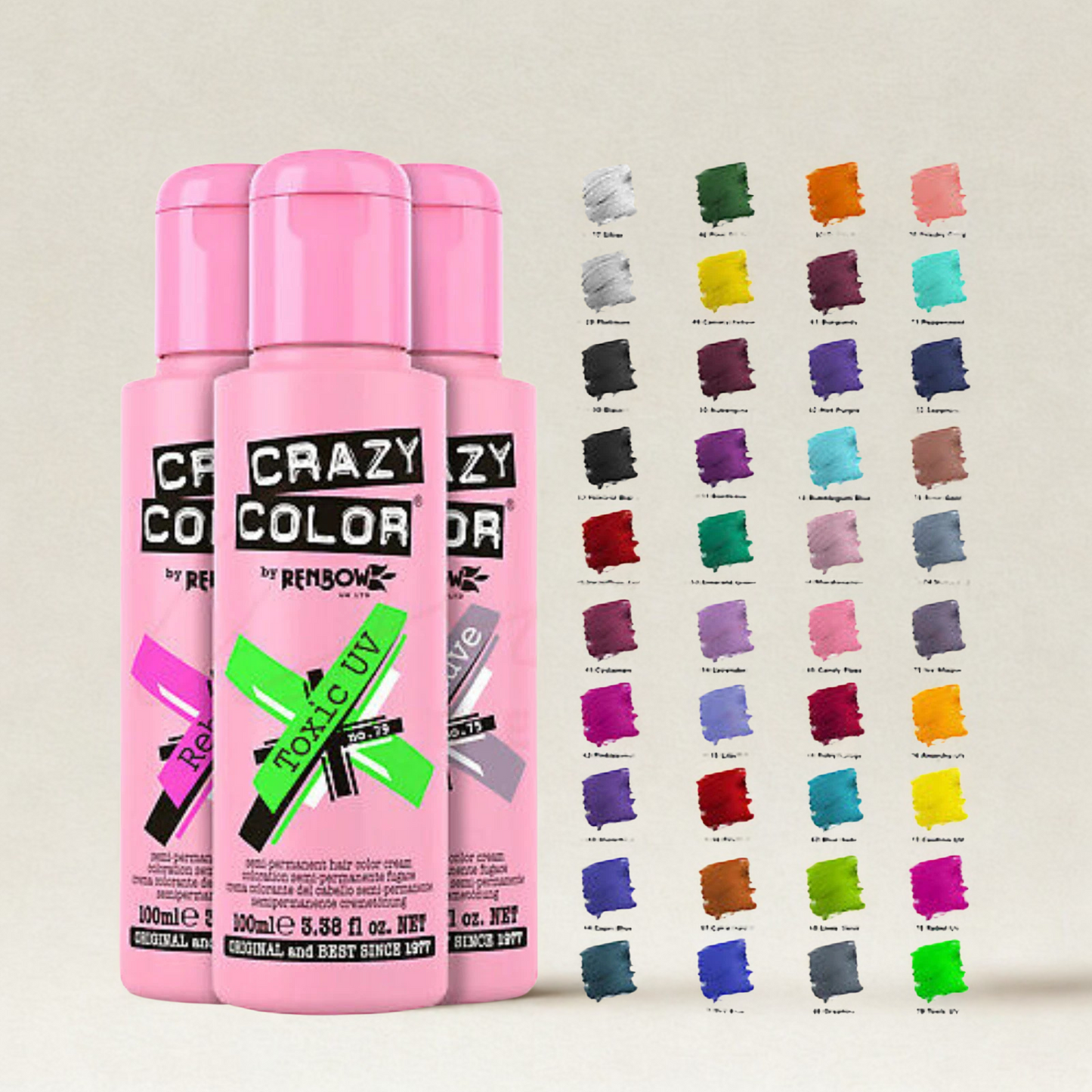 Crazy Color Semi Permanent Hair Dye 100ml