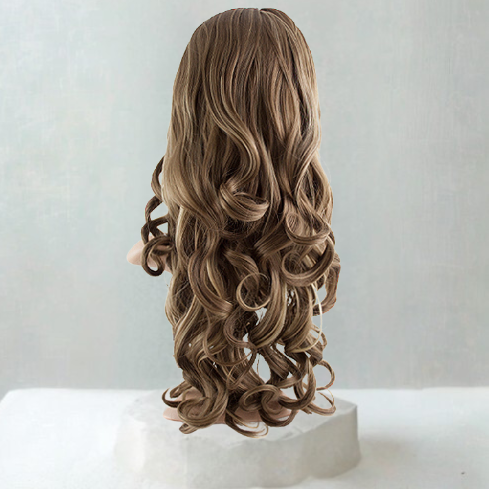 Eva Loose Curl Synthetic Half Head Wig
