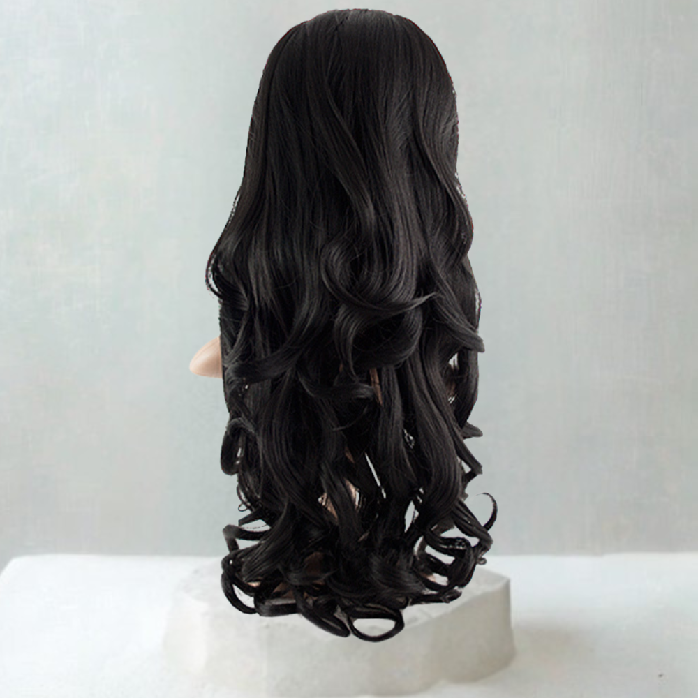 Eva Loose Curl Synthetic Half Head Wig