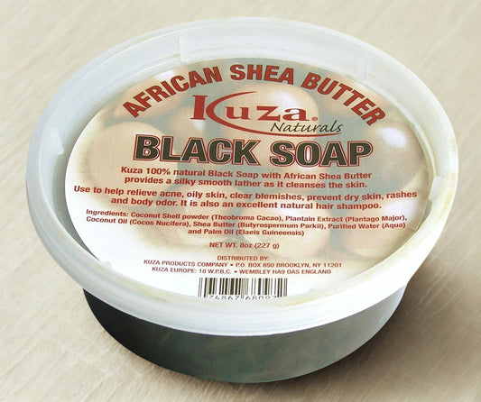 Kuza African Shea Butter Black Soap 227g