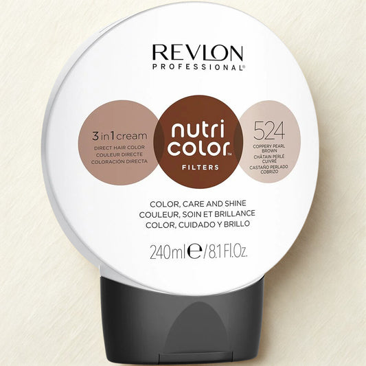 Revlon Nutri Color Filters 3-in-1 Cream – 524 Coppery Pearl Brown