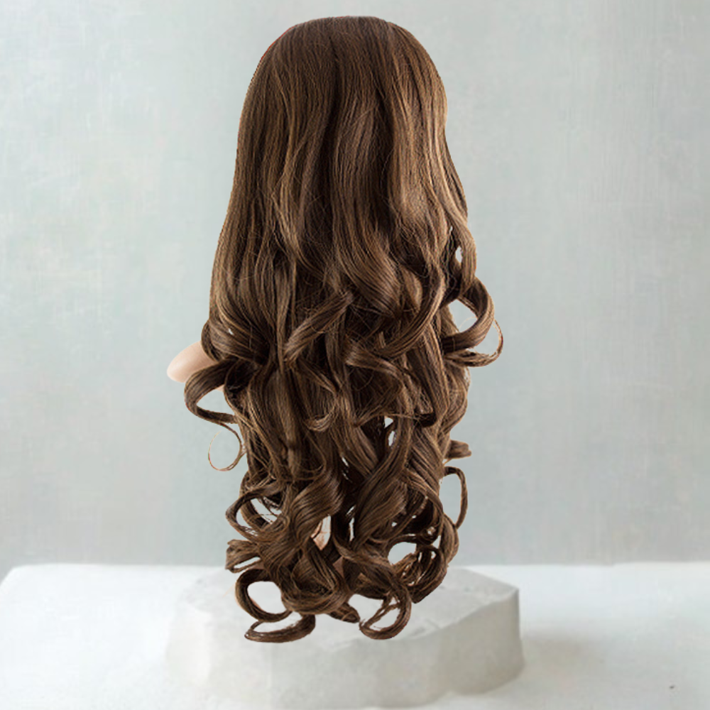 Eva Loose Curl Synthetic Half Head Wig
