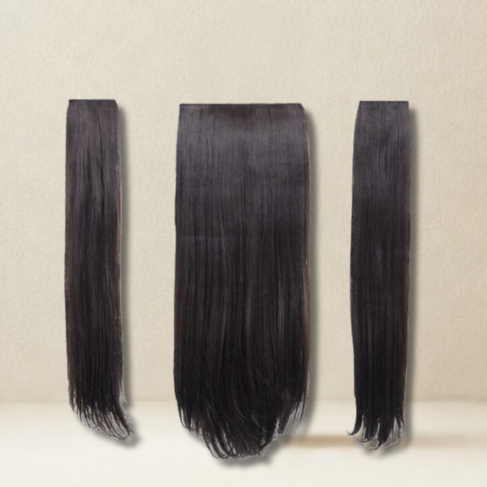 KOKO 24″ Three-Piece Straight Clip-In Hair Extensions