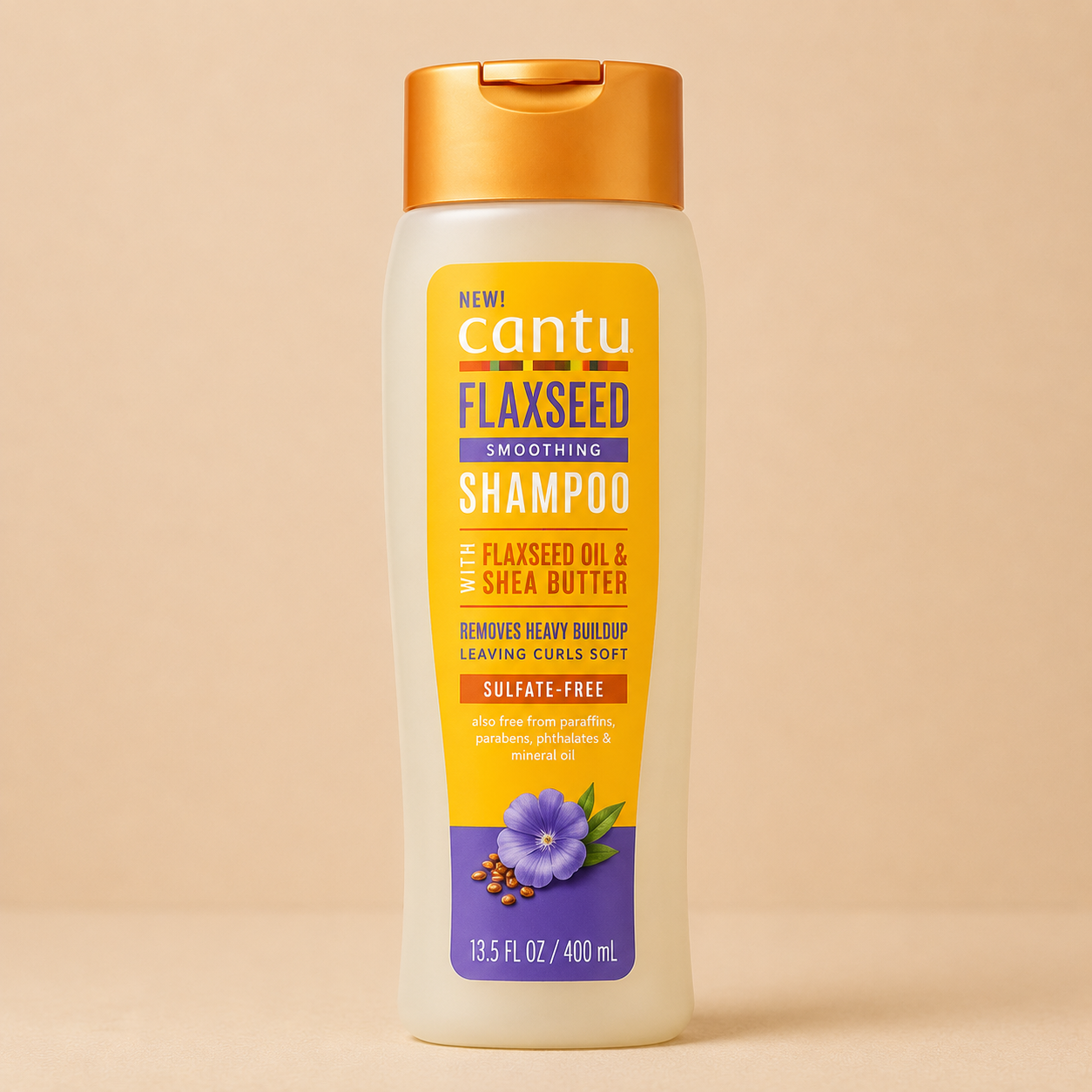 Cantu Flaxseed Smoothing Shampoo 400ml / 13.5oz