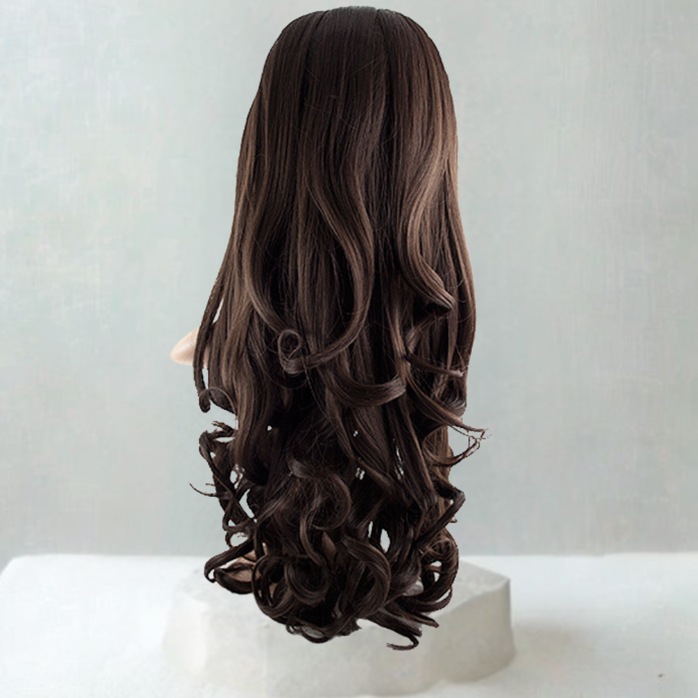 Eva Loose Curl Synthetic Half Head Wig