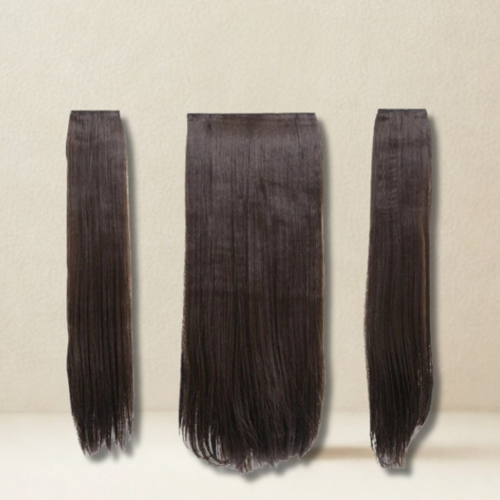 KOKO 24″ Three-Piece Straight Clip-In Hair Extensions