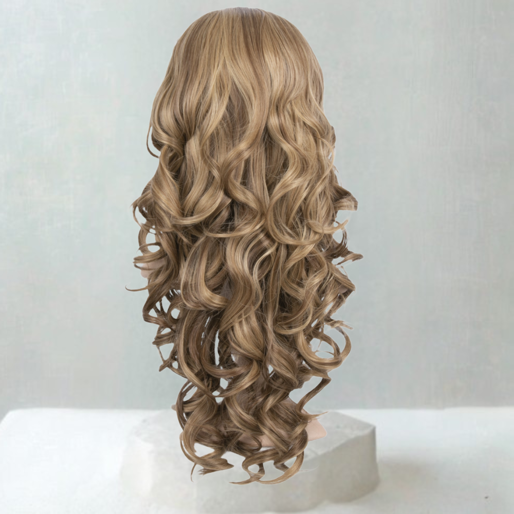 Eva Loose Curl Synthetic Half Head Wig
