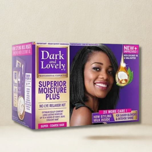 Dark & Lovely Superior Moisture Plus Relaxer Kit – Super Strength