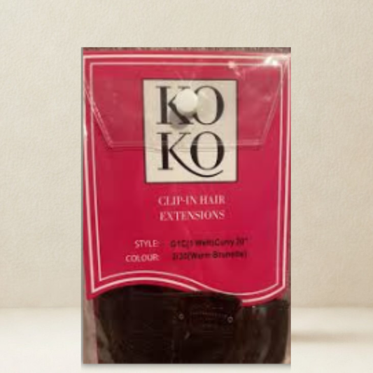 KOKO GC1 20" One Weft Curly Clip-In Hair Extensions
