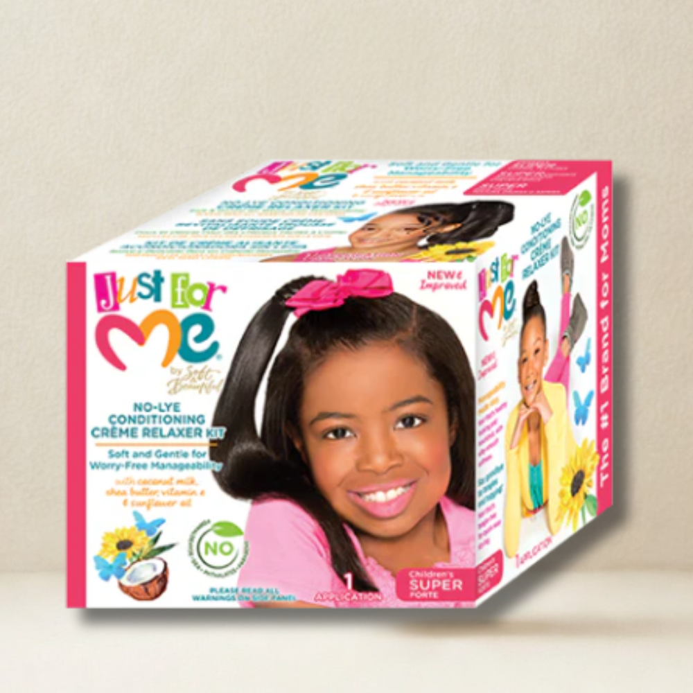 Just For Me Kids Conditioning Crème Relaxer Kit – Super Strength