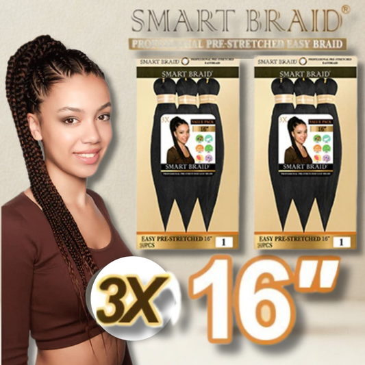 Smart Braid Pre-Stretched 3X PACK 16”