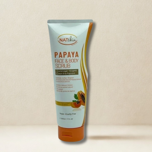 Nat Skin Papaya Face &amp; Body Scrub – 200ml