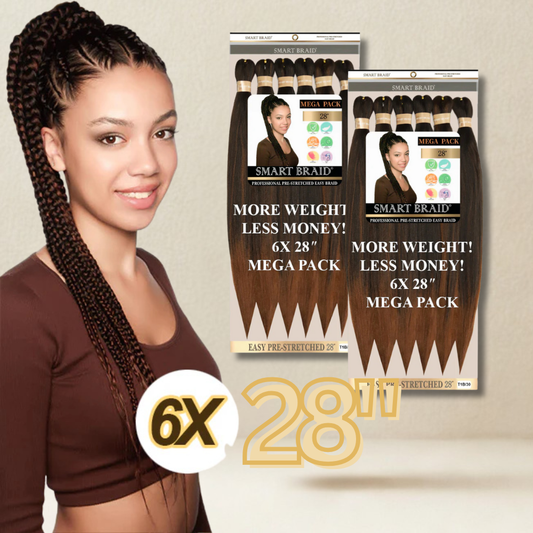 Smart Braid Pre-Stretched 6X Pack 28"