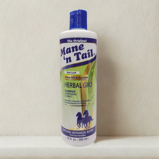 Mane 'n Tail Olive Oil and Keratin Herbal Gro Shampoo 335ml