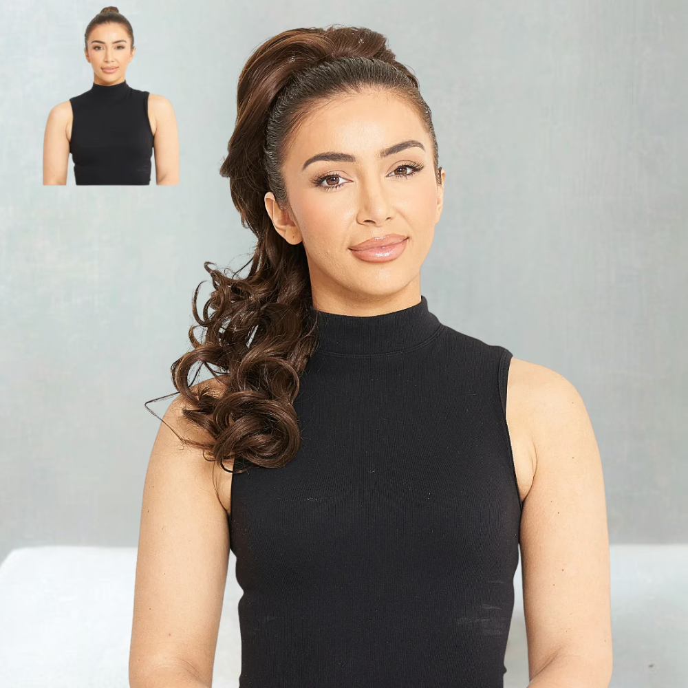 Molly Long Curl Drawstring Ponytail