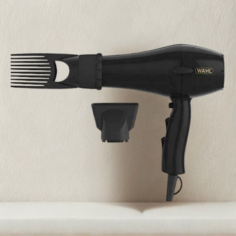 WAHL POWERPIK 2 TURBO HAIR DRYER AFRO COMB ONEPIK ATTACHMENT 1500W HAIR DRYER