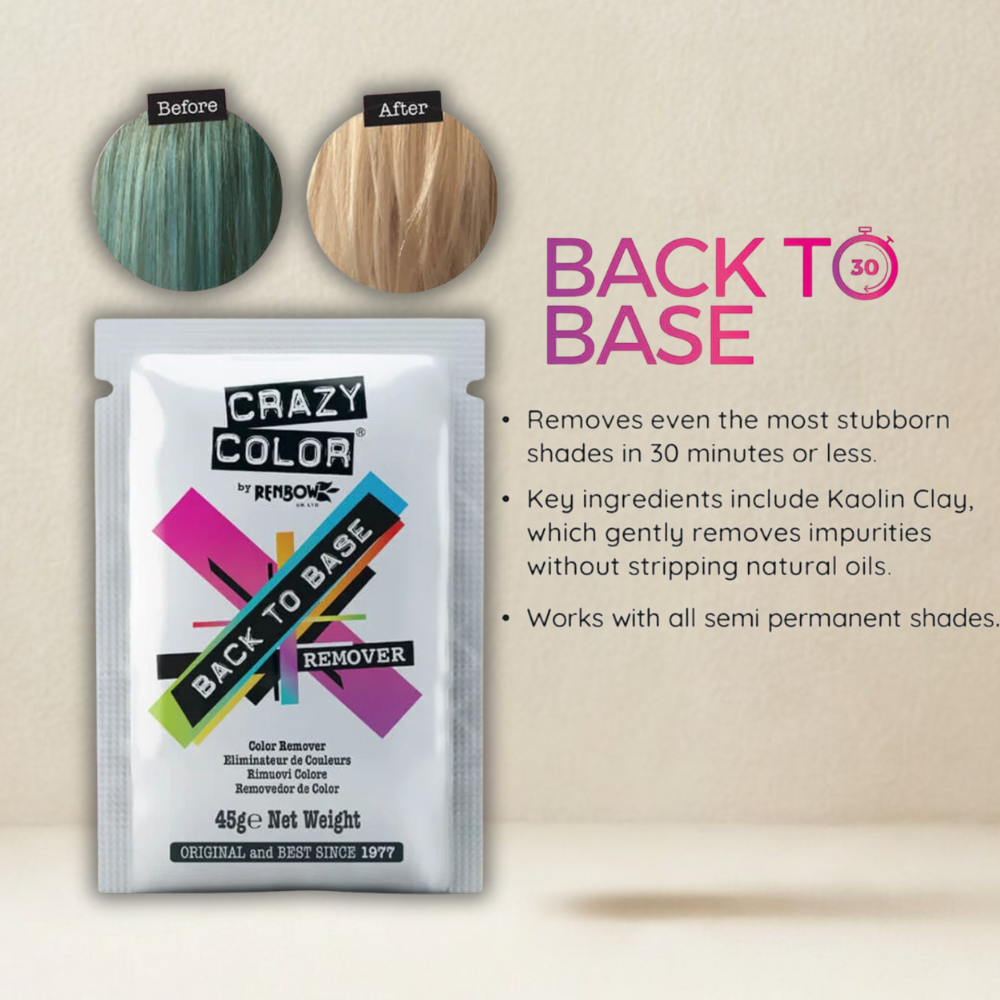 Crazy Color Back to Base Hair Colour Remover