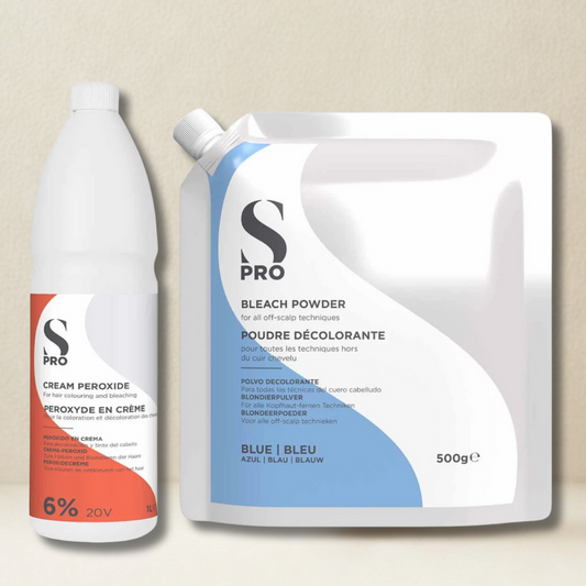 S-PRO Cream Peroxide 6%/20V - BLUE BLEACH POWDER