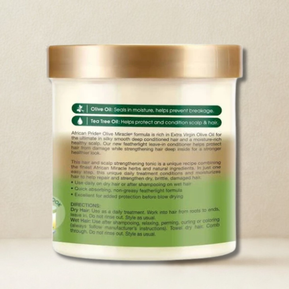 African Pride Olive Miracle Leave-In Conditioner 425g