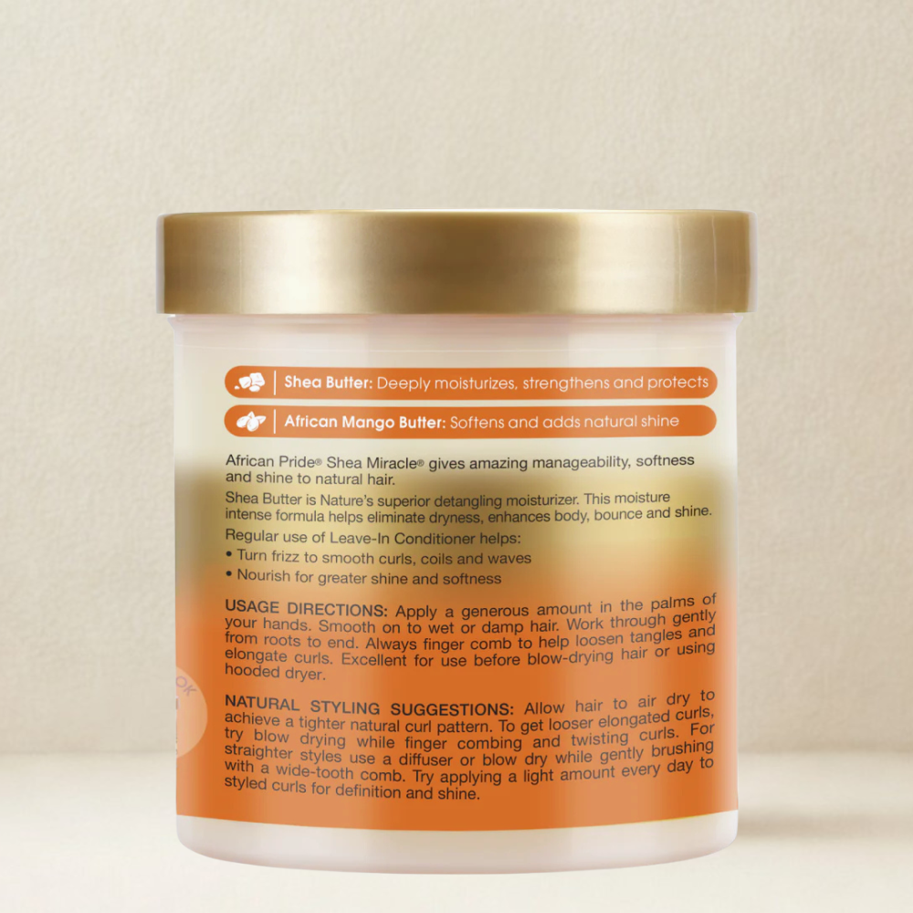 African Pride Shea Miracle Leave-In Conditioner 425g