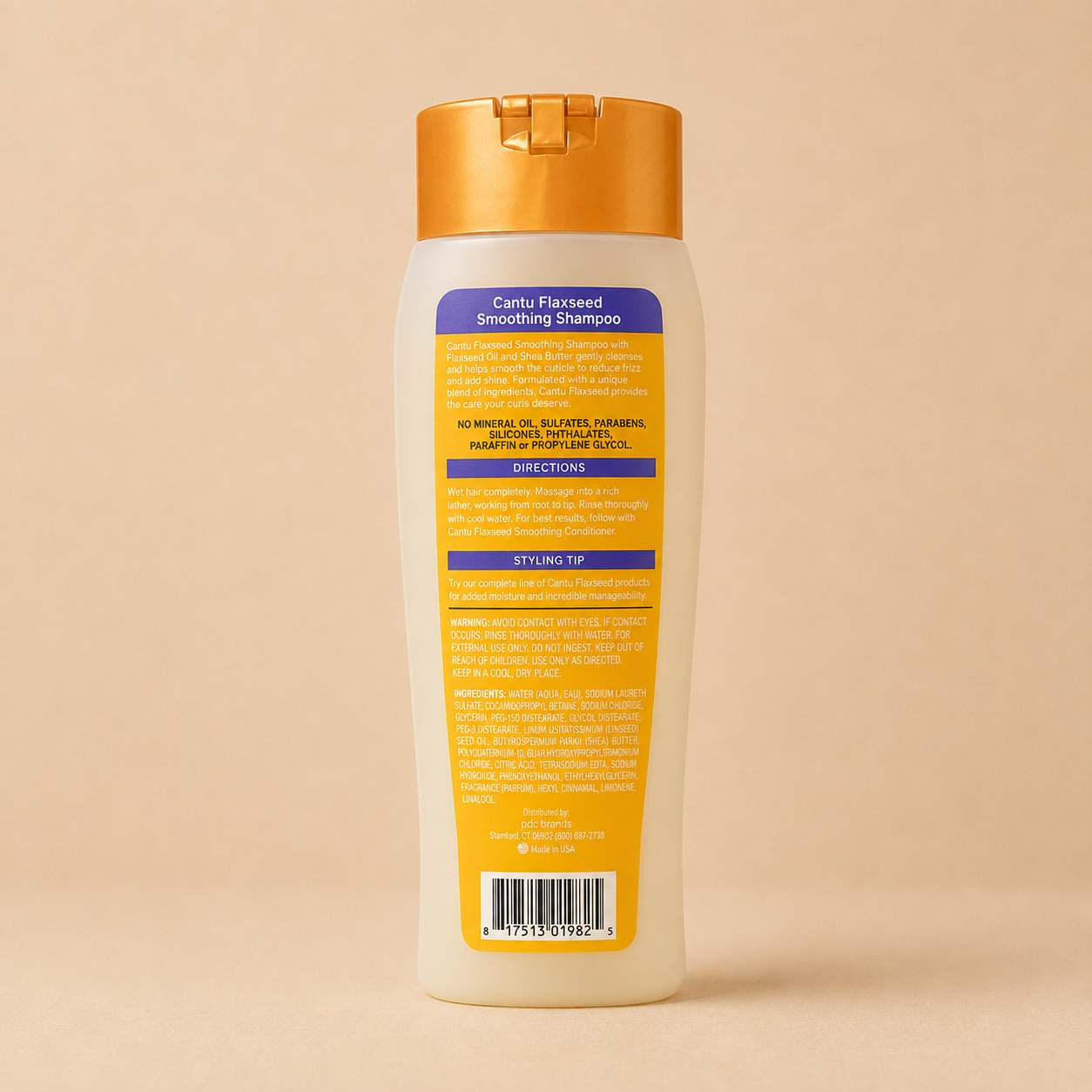 Cantu Flaxseed Smoothing Shampoo 400ml / 13.5oz