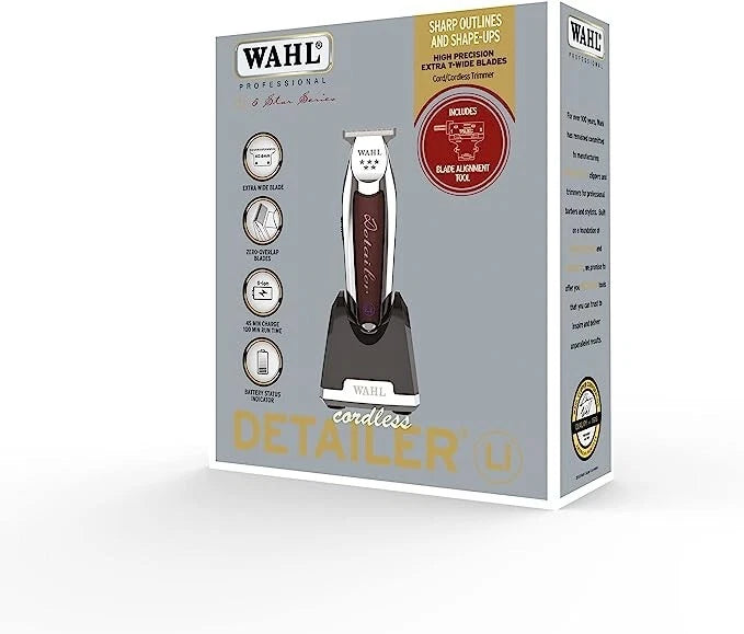 Original Wahl Cordless Detailer Li Trimmer.Includes Blade Alignment Tool