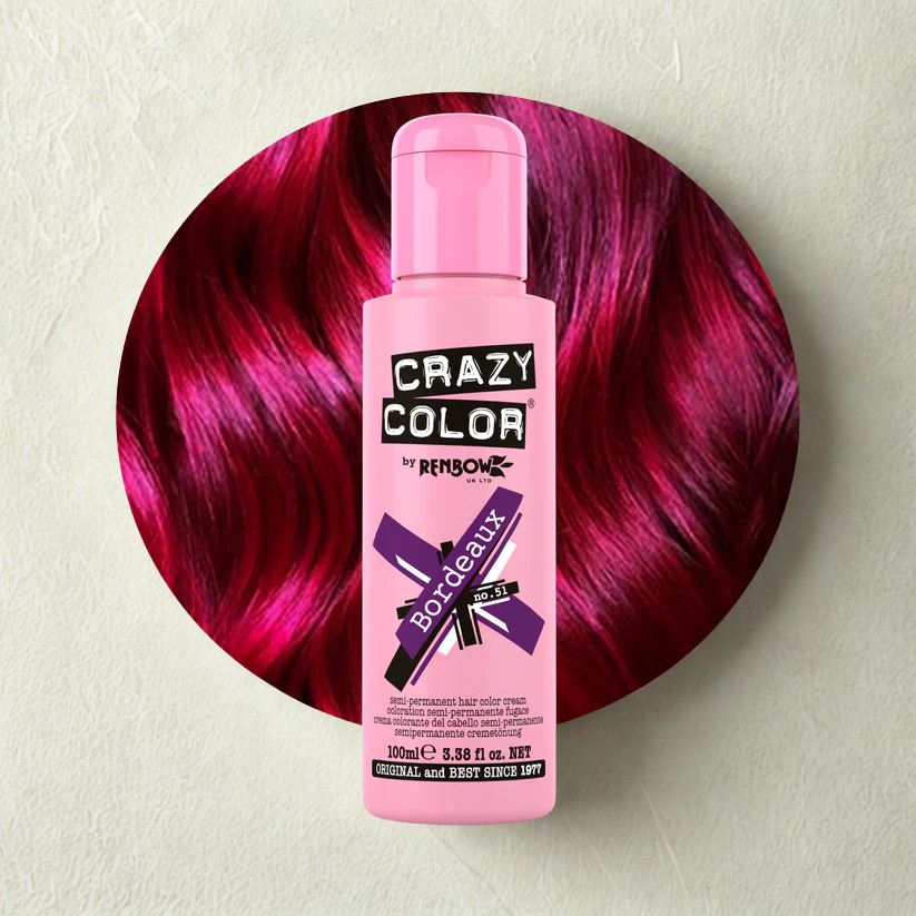 Crazy Color Semi Permanent Hair Dye 100ml