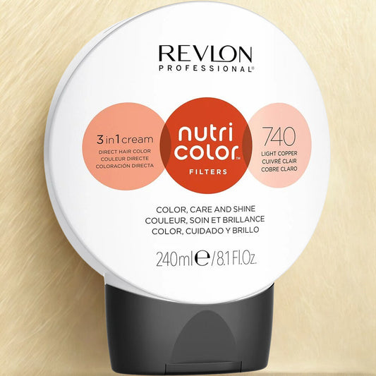 Revlon Nutri Color Filters 3 in 1 Cream Hair Colour - 740 Light copper