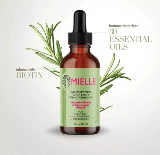 Mielle Rosemary Mint Scalp & Hair Strengthening Oil - 2 fl oz