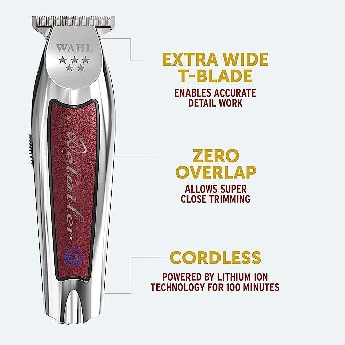 Original Wahl Cordless Detailer Li Trimmer.Includes Blade Alignment Tool